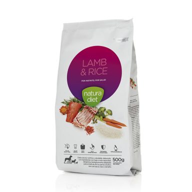 Natura Diet Lamb&Rice 500gr 4,80 €