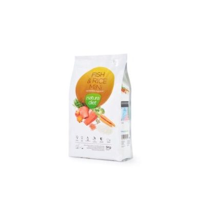 Natura Diet Fish&Rice Mini 3 k 26,99 €
